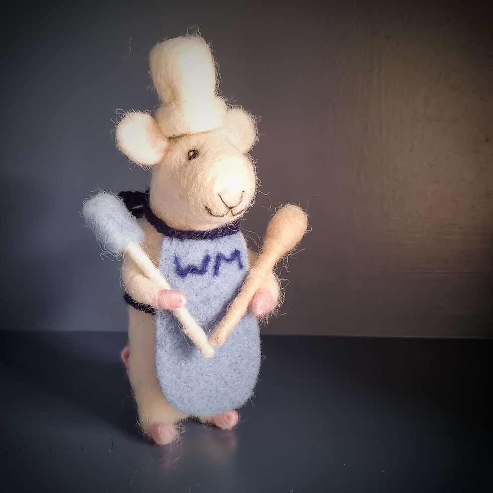 Thumbnail: William Mouse, Needle Felted Mouse, Novality Gifts