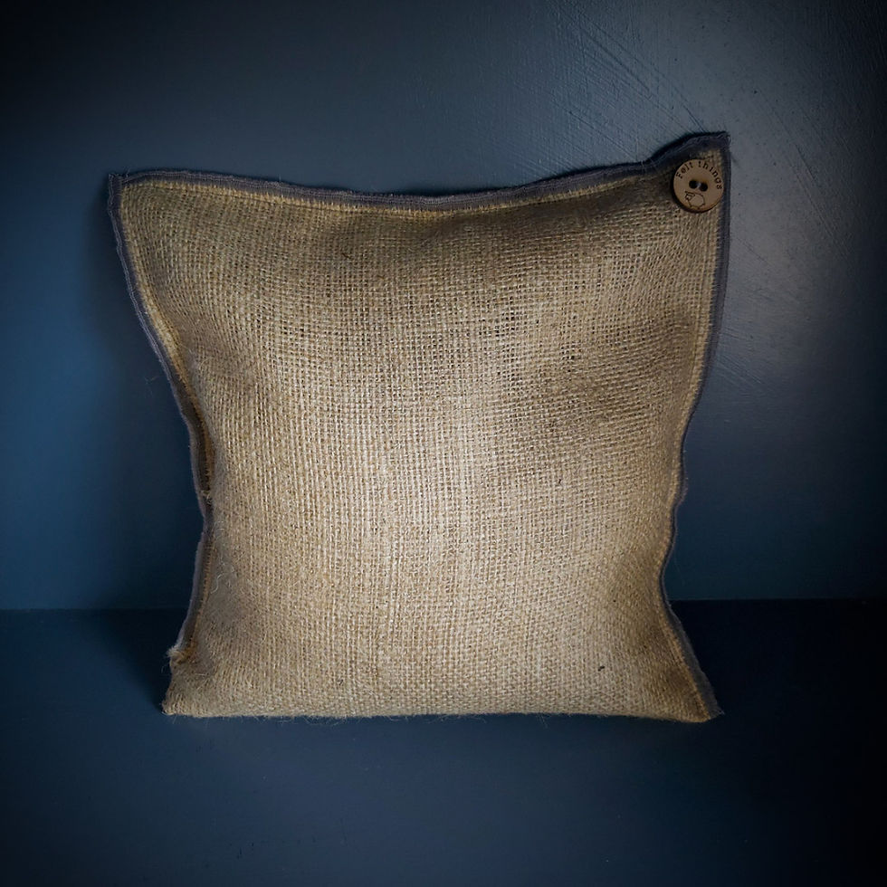 Thumbnail: Eco Friendly Needle Felting Pad, Hessian Rice Needle Felting Mat