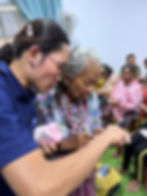 In the middle of an active war-zone, pink packets of Love