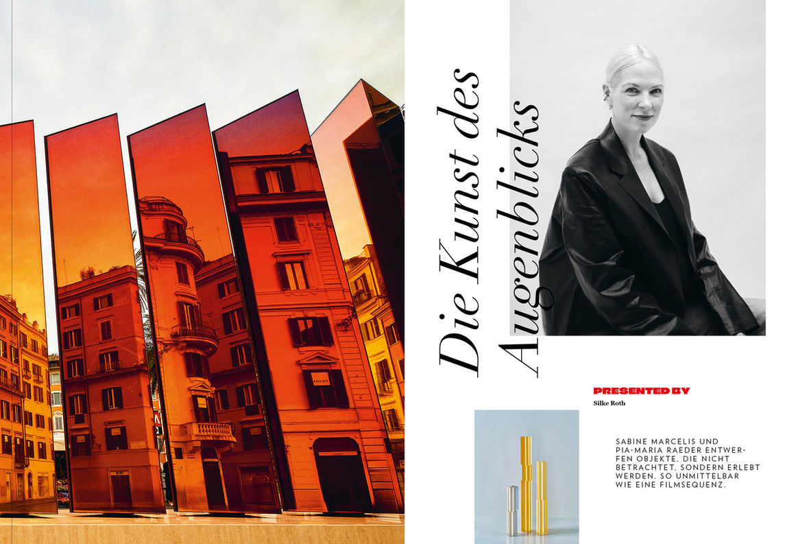The Movie Issue
Sabine Marcelis & Pia-Maria Raeder
Fotos: Sabine Marcelis by Cleo Goosens, PR, Tereza Mundilova for Parfums Christian Dior (2), Galerie BSL (2)
Editorial Design, Layout