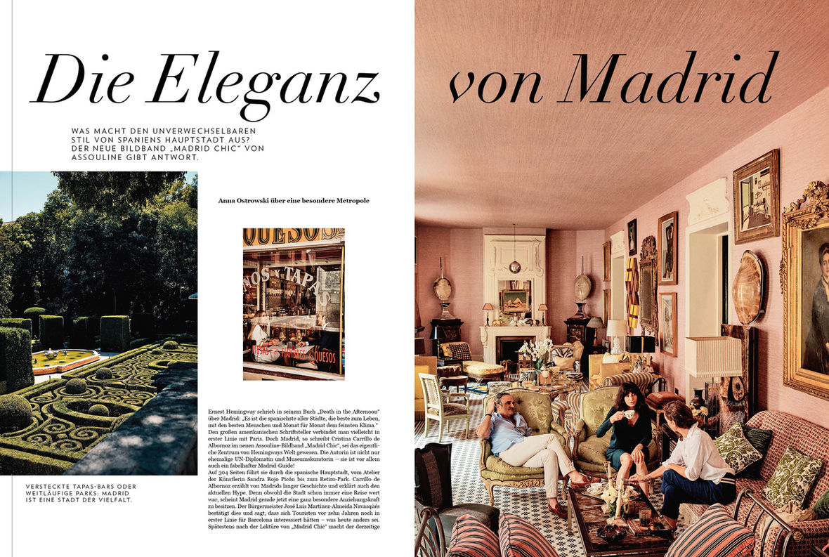 Eleganz ist eine Haltung
Madrid Chic
Fotos: Oliver Pilcher
Editorial Design, Layout