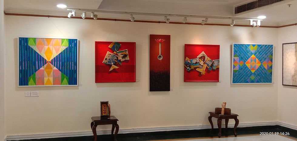 Thumbnail: GENESIS / 18X 48 inch / Acrylic on Canvas