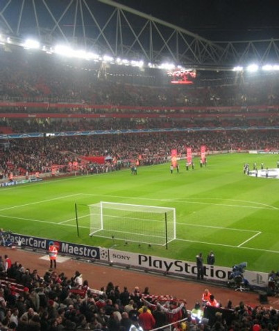 Emirate Stadium, Champions League Arsenal - Roma (London, Feb 2009).jpeg