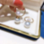 Thumbnail: Sculpted Geometry — Convertible Akoya Pearl & South Sea Pearl Hoop Earrings