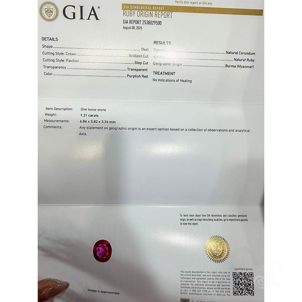 الصورة المصغرة: Énigma — GIA Certified 1.21ct Unheated Burmese Ruby and Diamond Platinum Ring