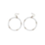 Miniatura: Lustre Arc – Large Hoop Baby Akoya 18K Gold Earrings