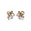 Miniaturbild: Petite Signature — Aurora Akoya Pearl Rose Gold Bow Earrings