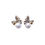 Miniaturbild: Petite Signature – Akoya Pearl Bow Earrings in 18K Gold with Diamond