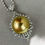 サムネイル： Crown Radiance — Solar Reign Golden South Sea Pearl Diamond Pendant