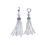 Thumbnail: Crown Radiance — Royal Cascade Aurora Akoya Pearl Tassel Earrings