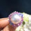 Miniature : 3.2ct Sapphire, AAAA14 mm South Sea Pearl Luxury Ring, 18k Gold w/ Diamond