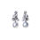 Прев'ю: Vine Symphony — Diamond Floral Cluster South Sea Pearl Earrings
