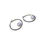 섬네일: Sculpted Geometry — Diamond Arc Aurora Akoya Pearl Everyday Hoop Earrings