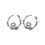 Miniatura: Sculpted Geometry — South Sea Pearl & Diamond Circle Earrings