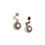 Miniaturbild: Petite Signature — Aurora Starlight Akoya Pearl & Diamond Earrings in 18K Gold