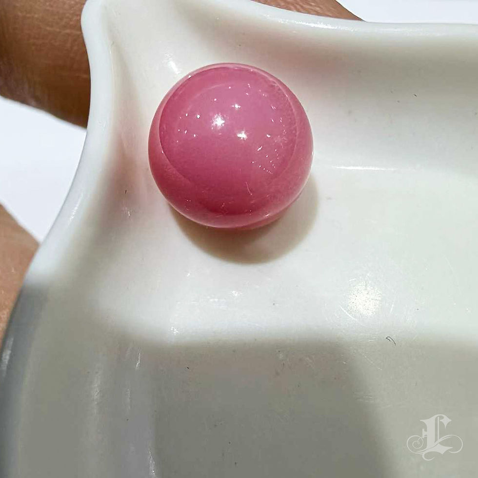 Miniatyrbild: Conchéa — Flamingo Pink Natural Conch Pearl (4.59ct, 8.7mm)