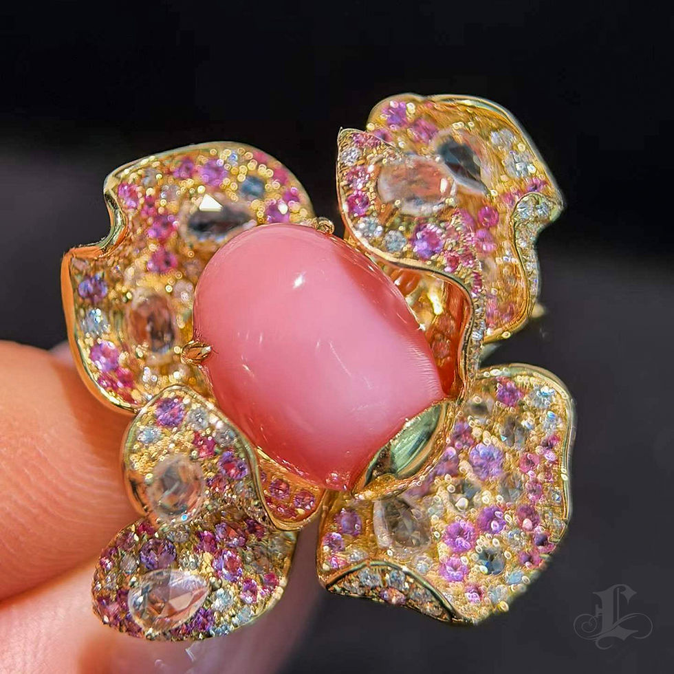 Прев'ю: Conchéa — Blooming Fortune Conch Pearl Convertible Jewel — 7.04 ct