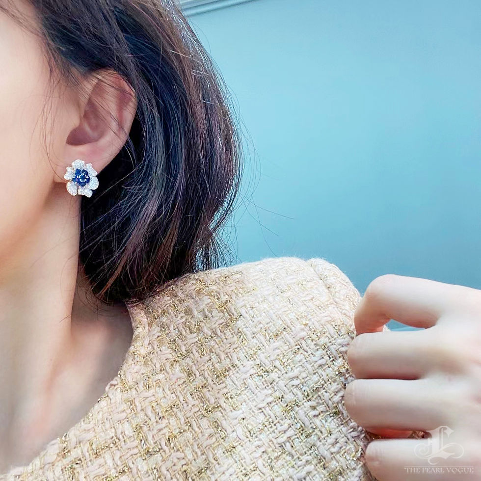 Thumbnail: Vine Symphony — Celestial Blossom Convertible South Sea Pearl Earrings