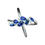 Miniaturbild: Énigma — 1.19ct Royal Blue Sapphire X-Band Platinum Ring
