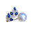 Miniaturbild: Vine Symphony — Sapphire Vine South Sea Pearl & Diamond Ring