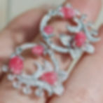 Thumbnail: Conchéa — Flamingo Reverie Conch Pearl Diamond Earrings — 4.17 ct