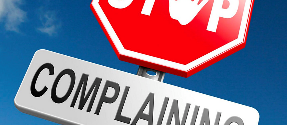 March 6, Wednesday ~ Giving Up Complaint