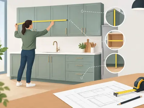 Kitchen Cabinet Measurement Guide for a Better Fit
