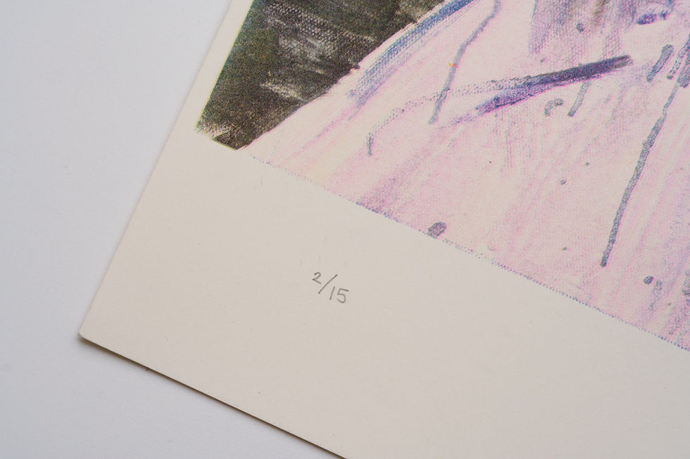 Thumbnail: Limited risograph "Dwie krople wody"