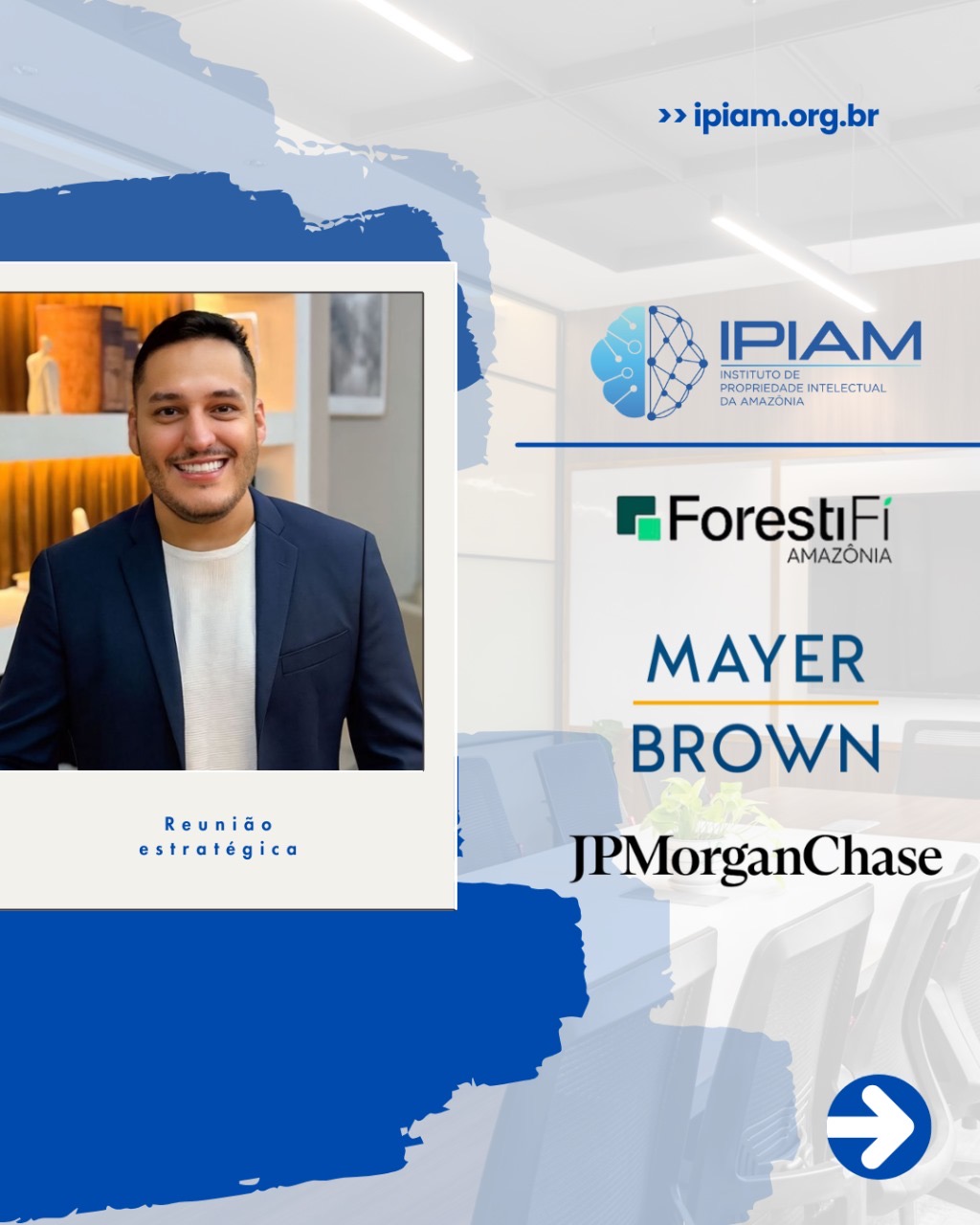 Daniel Avraham, presidente do IPIAM, acompanha ForestiFi em reunião com JP Morgan e Mayer Brown