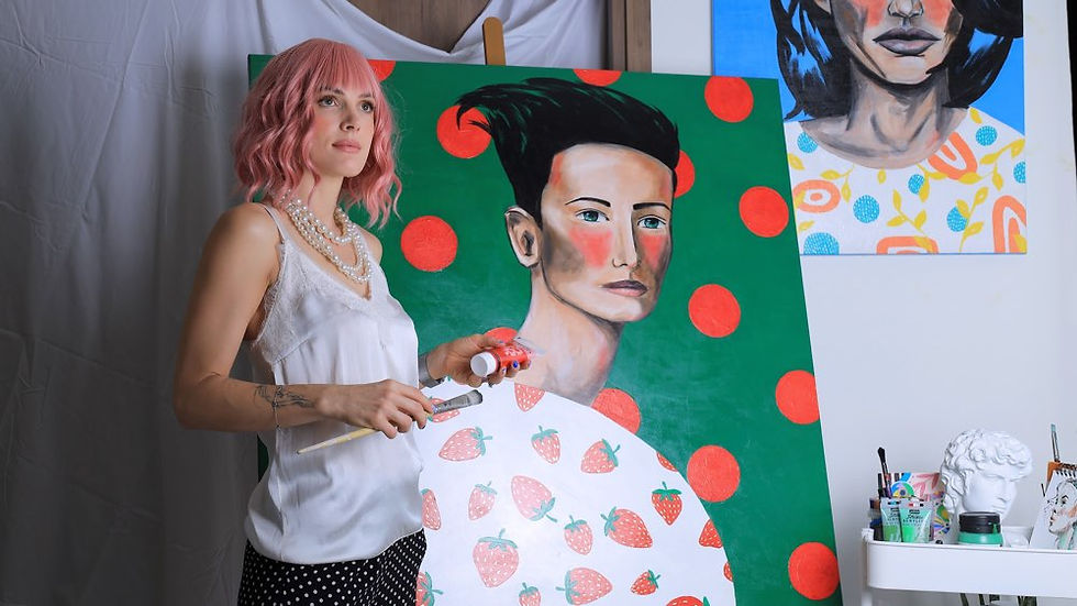 Power & Presence: Why I Paint Women at Monumental Scale