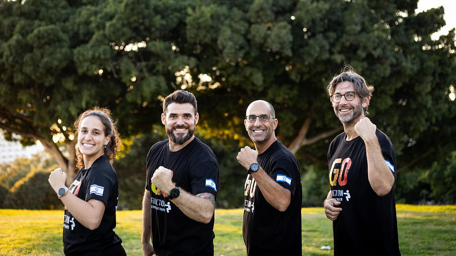 אור גרמן מאמן ריצה בקבוצה