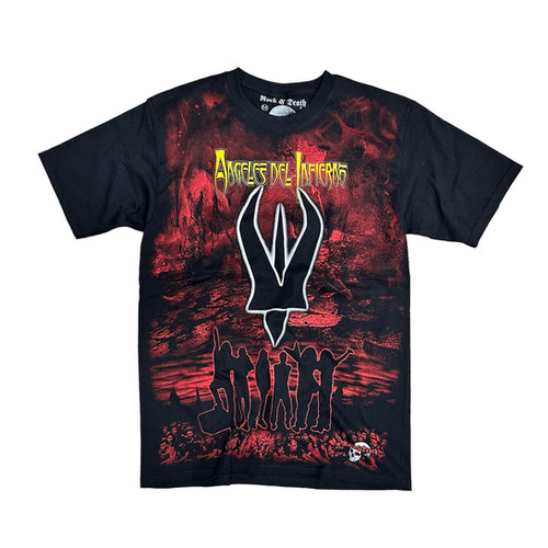 T-Shirt Vintage Du Groupe Angeles Del Infierno - Concert - 100% Coton - Tailles S à 5XL - Neuf Avec Étiquettes