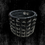 Thumbnail: 5 Row Black Studded Cuff