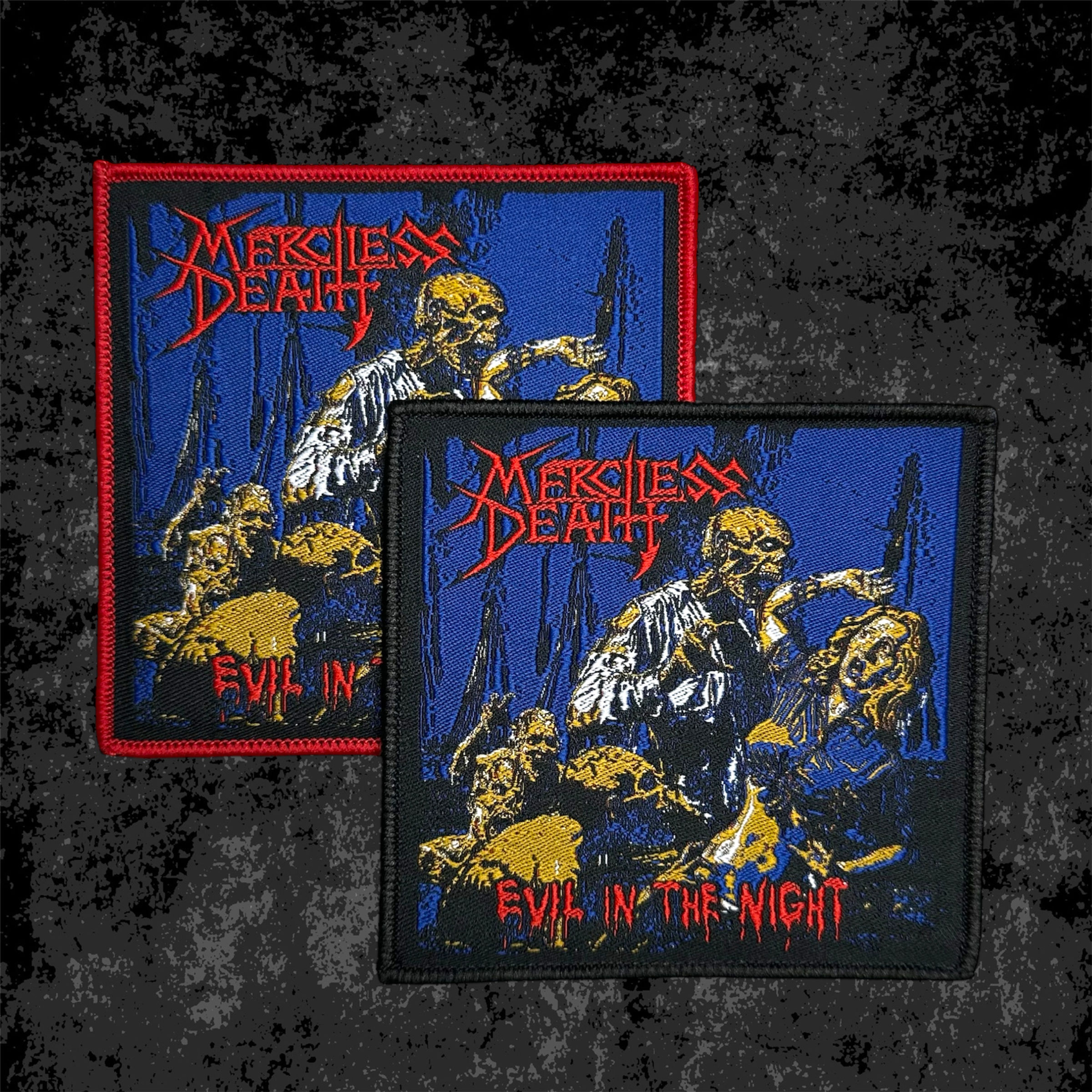 Merciless Death “Evil In The Night” Woven Patch
