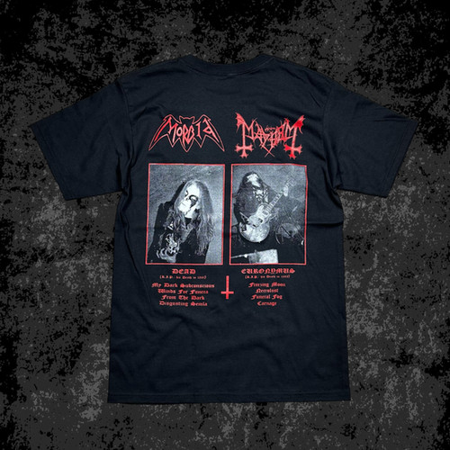 Mayhem/Morbid “Black Emperors” Embroidered Tee | Black Zone