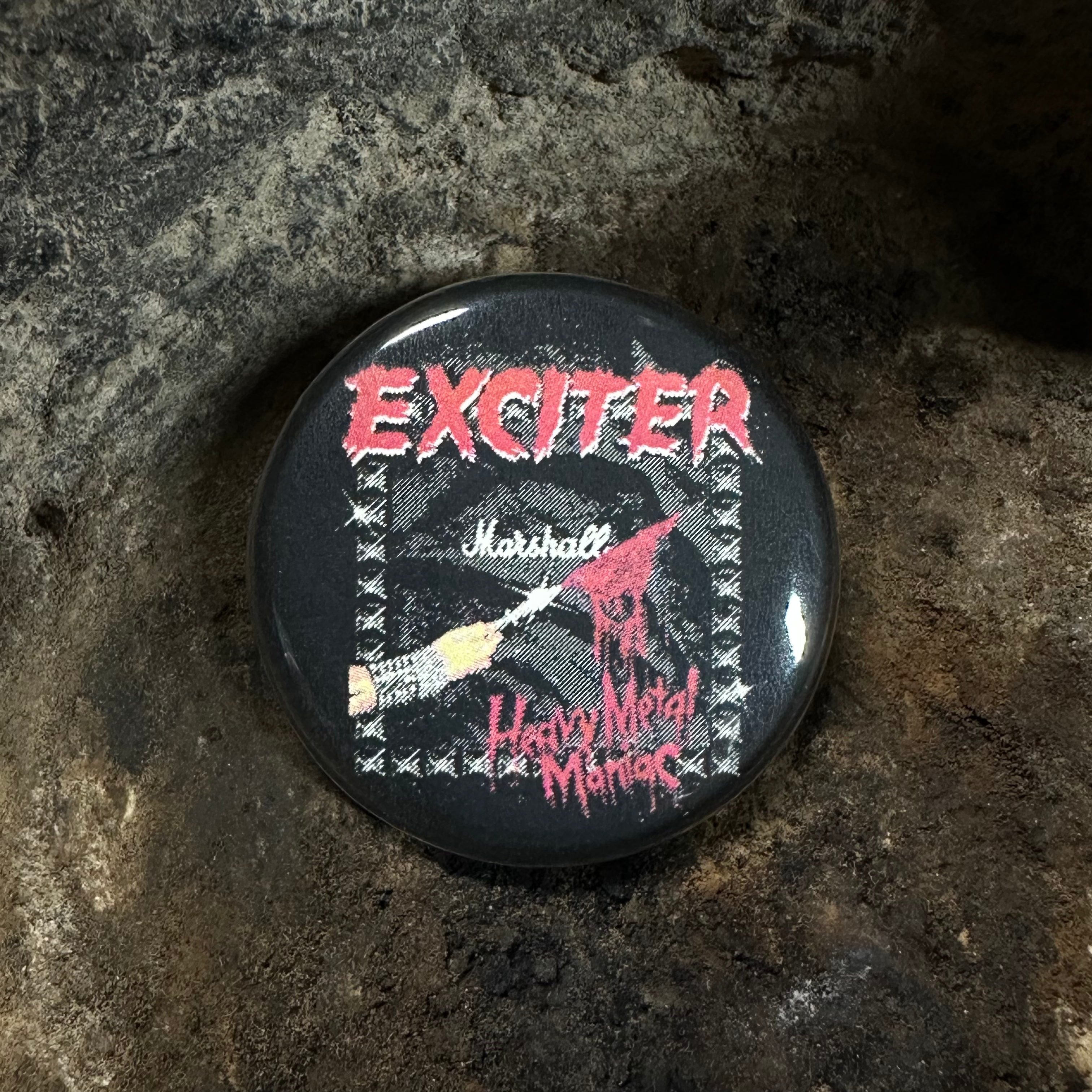 Exciter “Metal Maniac” Pin
