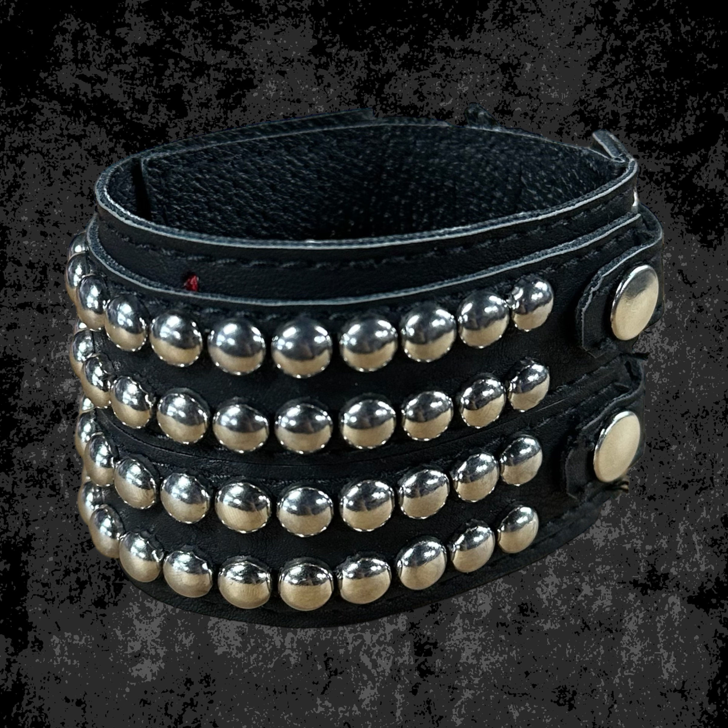 Small Button Studded 3in1 Bracelet
