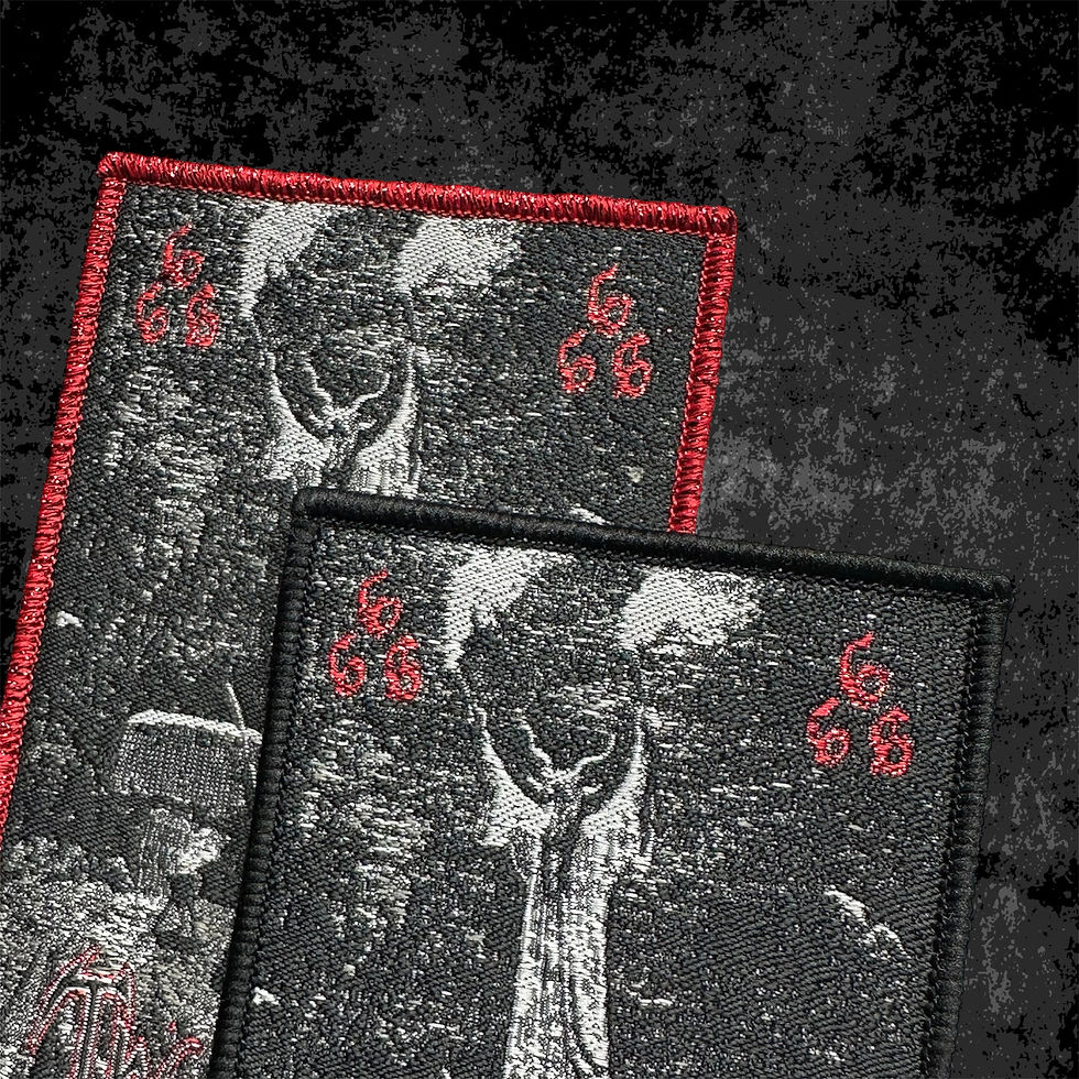 Thumbnail: The Black “Priest Of Satan" Woven Patch