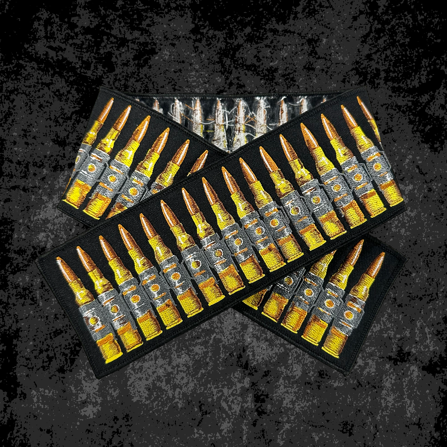 Bordered Bullet Belt Patch