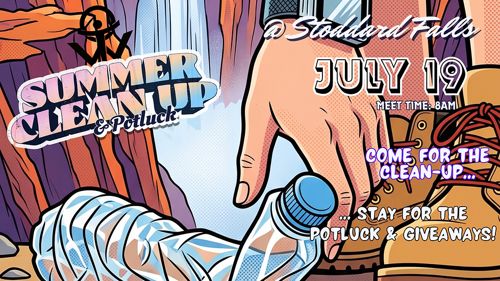 Summer Clean Up & Potluck @ Stoddard Falls