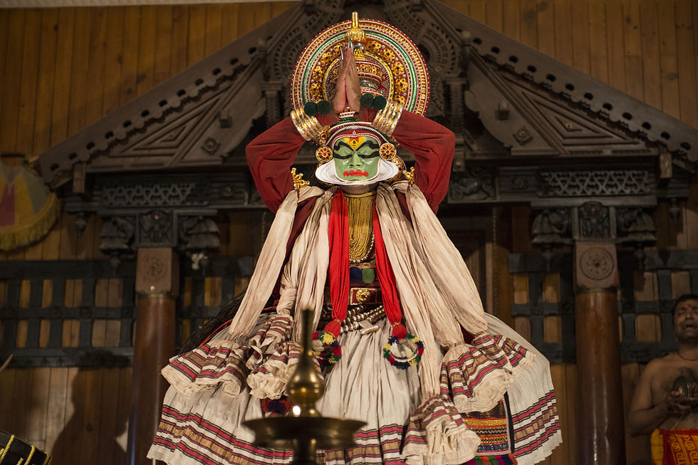Teatrul Kathakali, Cochin, India