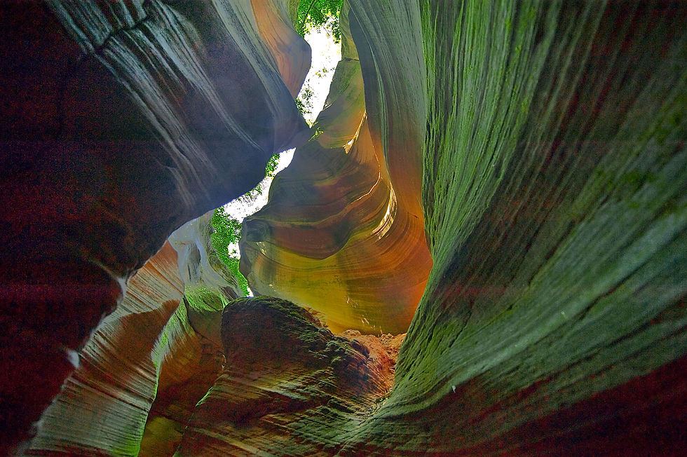 Detaliu din Canionul Yucha, China