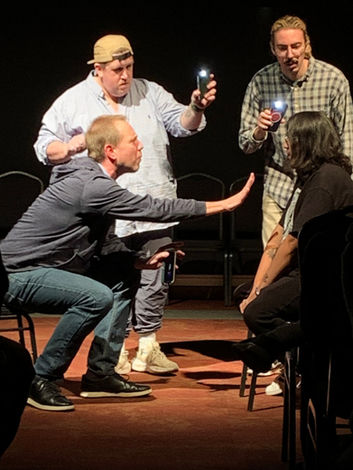 Improv Comedy Performance At A College