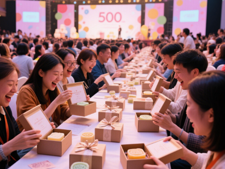 藝術手工皂訂製案例:如何為500人活動打造獨特紀念品?