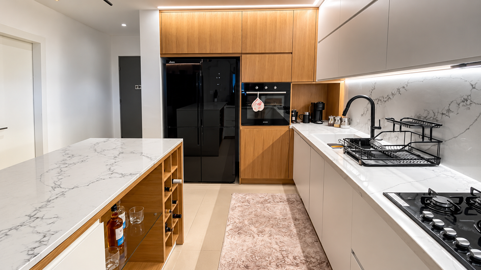kitchen and tv unit | oakow