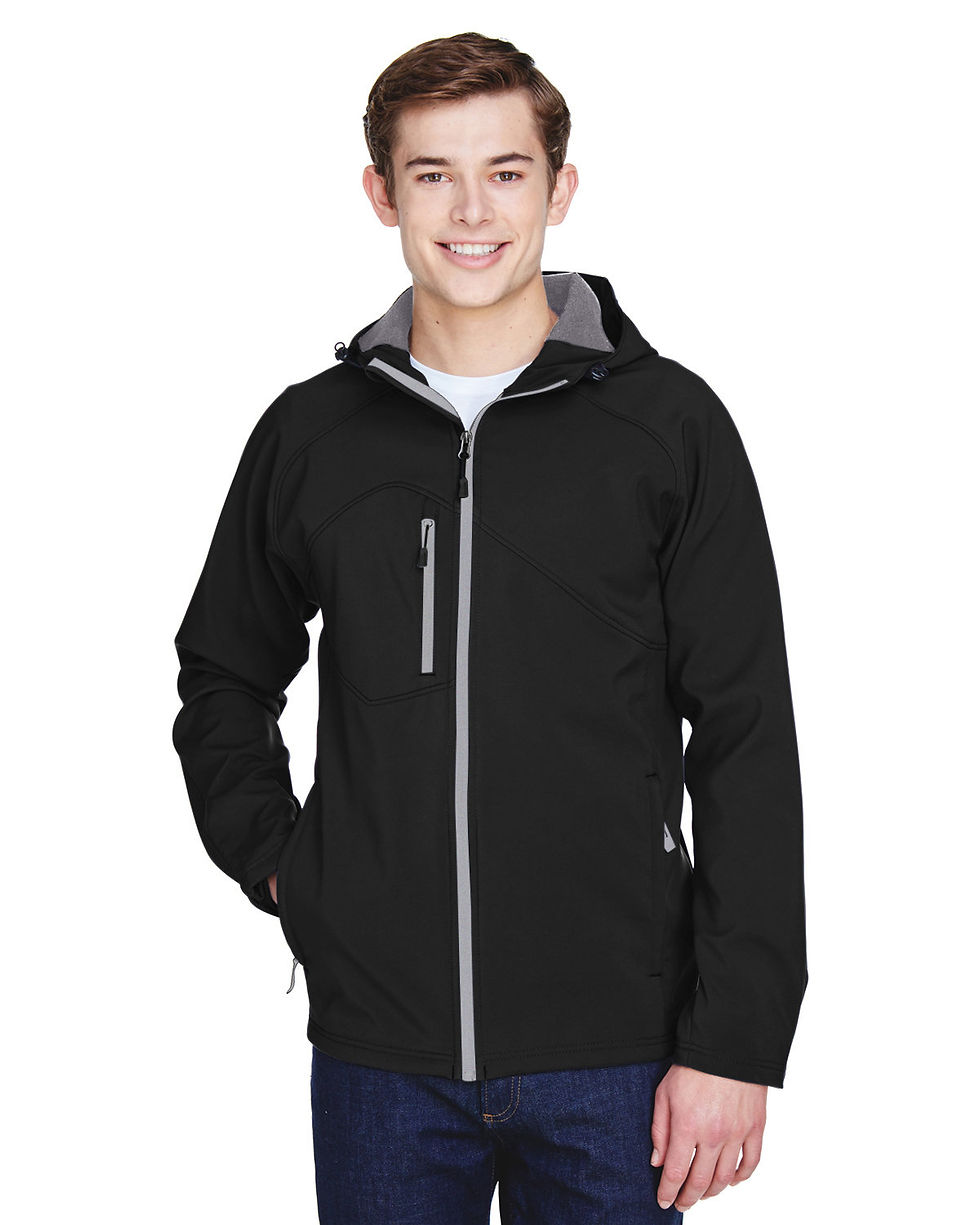 Thumbnail: 88166-Mens North End® Prospect Two-Layer Fleece Bonded Soft Shell Hooded Jacket