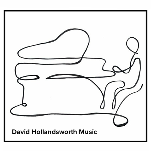 David Hollandsworth, musician, album cover white