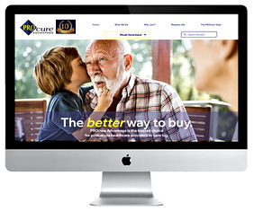 The better way to buy — website design on desktop