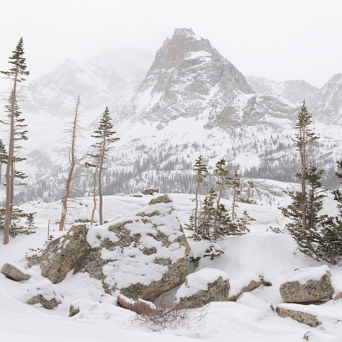 Dean Allen, nature photographer, mountains in snow
