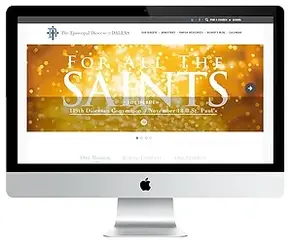 Website design for Episcopal Diocese of Dallas
